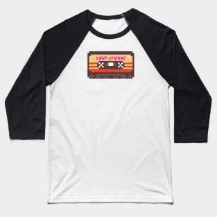 Saint Etienne 8bit cassette Baseball T-Shirt